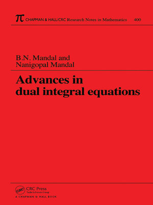 cover image of Advances in Dual Integral Equations